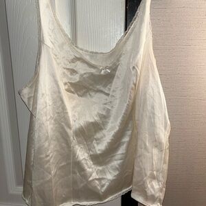 The cutest vintage slip top fits like a large